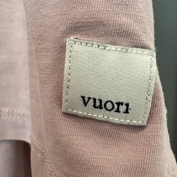 Vuori Women's Muscle Tee - Soft Pink - Picture 3 of 5